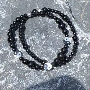 Yin Yang armband 2-delig