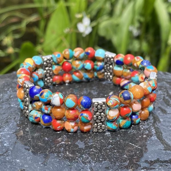 Kralen armbandset Model Spring collectie multicolour 4mm