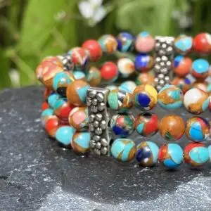 Kralen armbandset Model Spring collectie multicolour 4mm