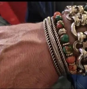 Kralen armband Willem, flower of love, Kralen armband flower of love, Orange