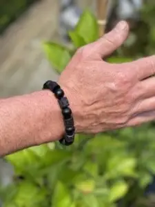 Kralen armband Tibet natural Black Beauty