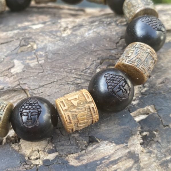 Kralen armband Buddha 12 mm