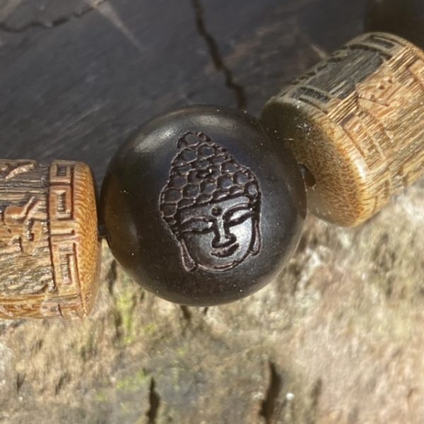 Kralen armband Buddha 12 mm