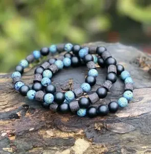 Kralen armband Tibet set a 3 armbanden Natural Beauty 8mm