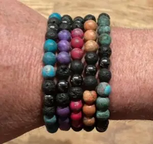 Kralen armband Softtones 8mm Purple