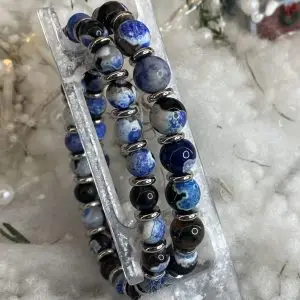 Armbandenset JaXX Sensation Ocean Bleu RVS