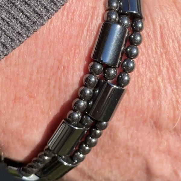 Kralen armbandset 3-delig Hematiet