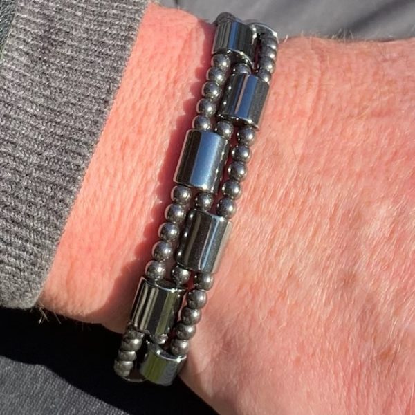 Kralen armbandset 3-delig Hematiet