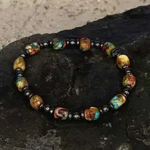 Armband Beads of Happiness exclusief multicolor 6 mm