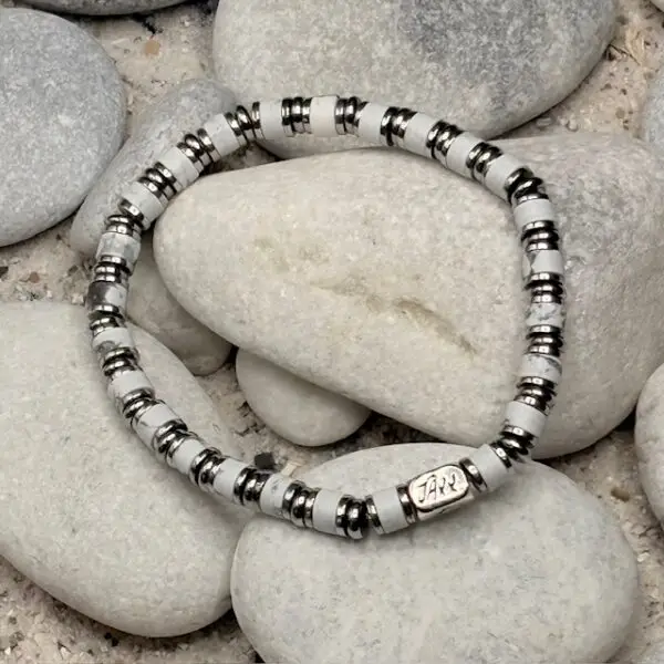 JaXX Armbandset a 3 armbanden model Jackson multicolor met Sterling zilvere eindbeads - Afbeelding 4