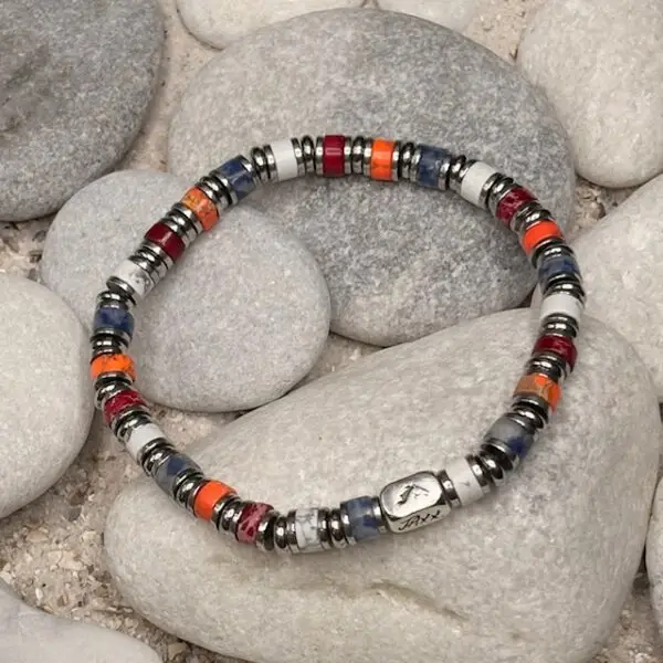 JaXX Armband model Jackson I love holland met Sterling zilvere eindbead