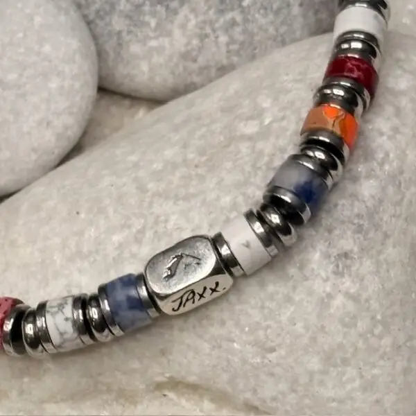 JaXX Armband model Jackson I love holland met Sterling zilvere eindbead - Afbeelding 2