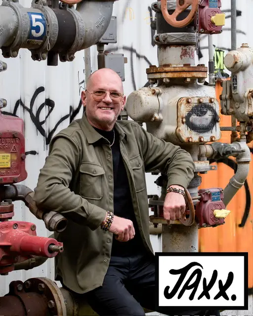 JaXX armbandset Tijgeroog multicolor blauw AAAA 6,8,10,8,6 mm met RVS spacers en kruisjes en Sterling zillveren eindbead - Afbeelding 3