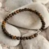 Brown tiger's eye bead bracelet