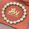 JaXX armbandset Pistache 8 mm met Sterling zilveren tussenstukjes 4mm en eindbead