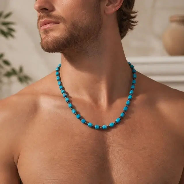 Ketting Beads of Happiness exclusive 55-70 cm van keizerlijke natuursteen kralen met Hematiet spacers